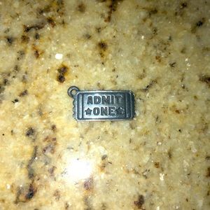 James Avery retired Admit One charm